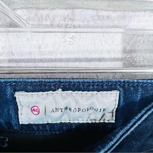 AG The High Rise Stevie Slim Straight Slit Ankle Jeans Size 28 - Picture 9 of 10